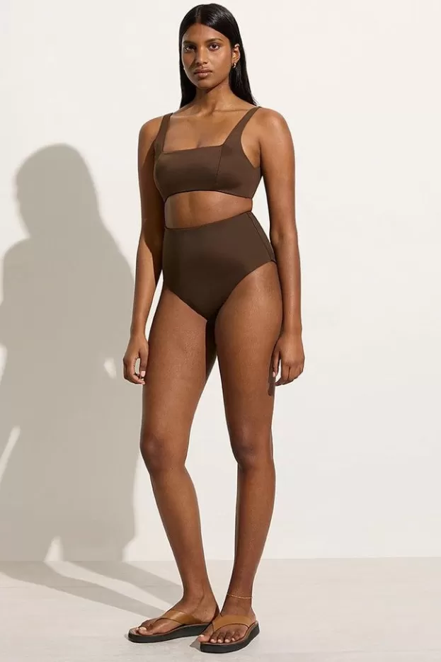 Faithfull The Brand Afonso Bikini Bottom Coffee> Swim