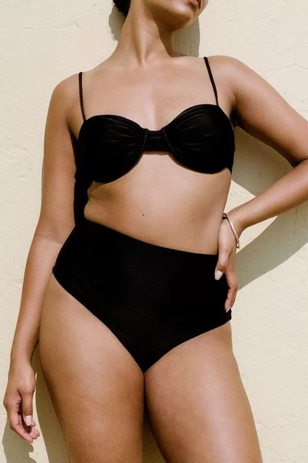 Faithfull The Brand Afonso Bikini Bottoms Black> Swim