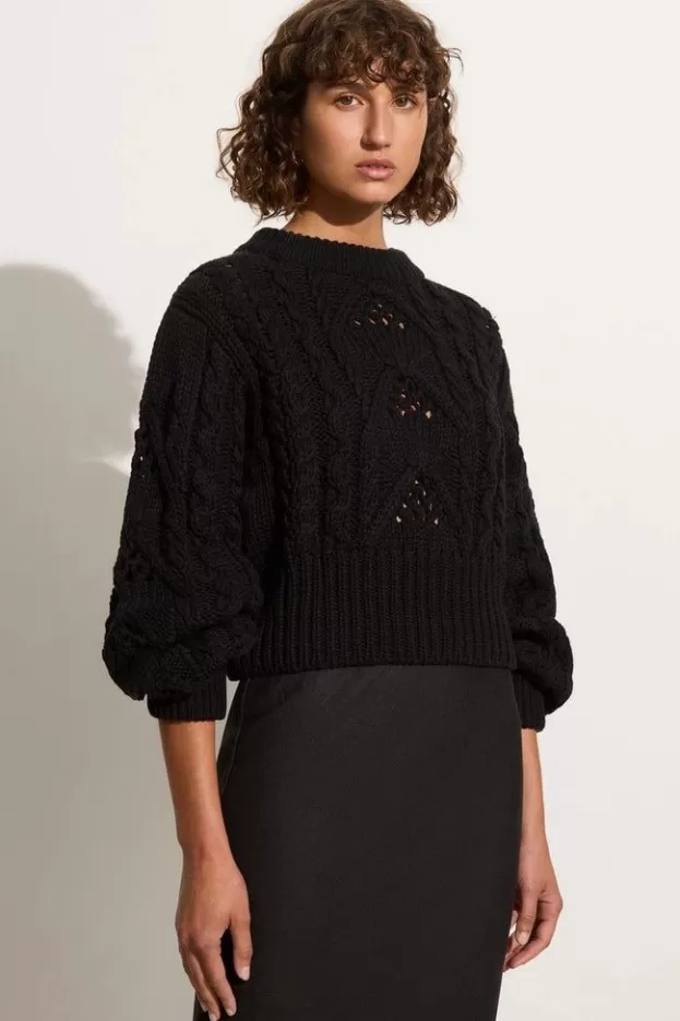 Faithfull The Brand Alanna Knit Jumper Black> Tops