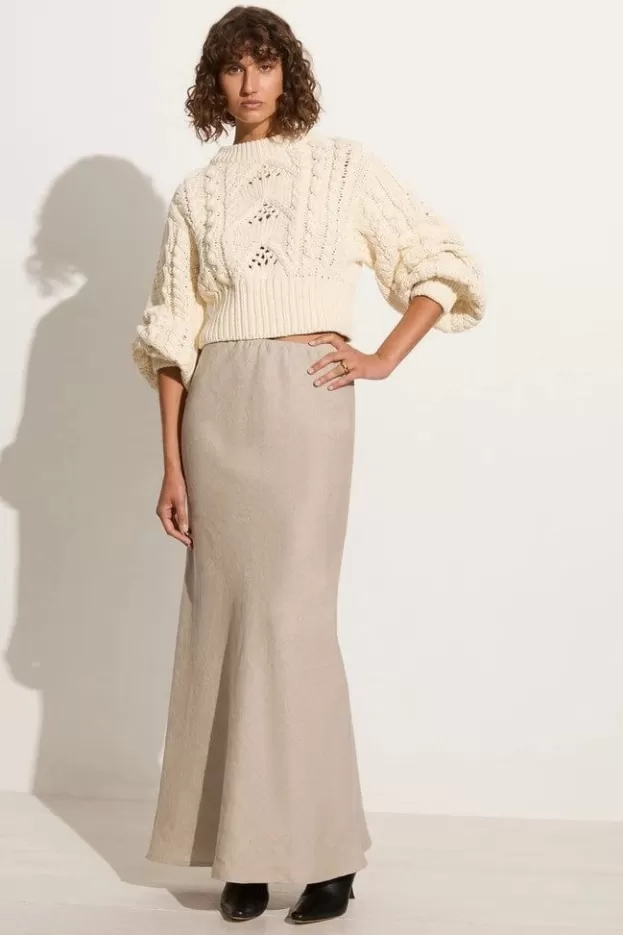 Faithfull The Brand Alanna Knit Jumper Off White> Tops