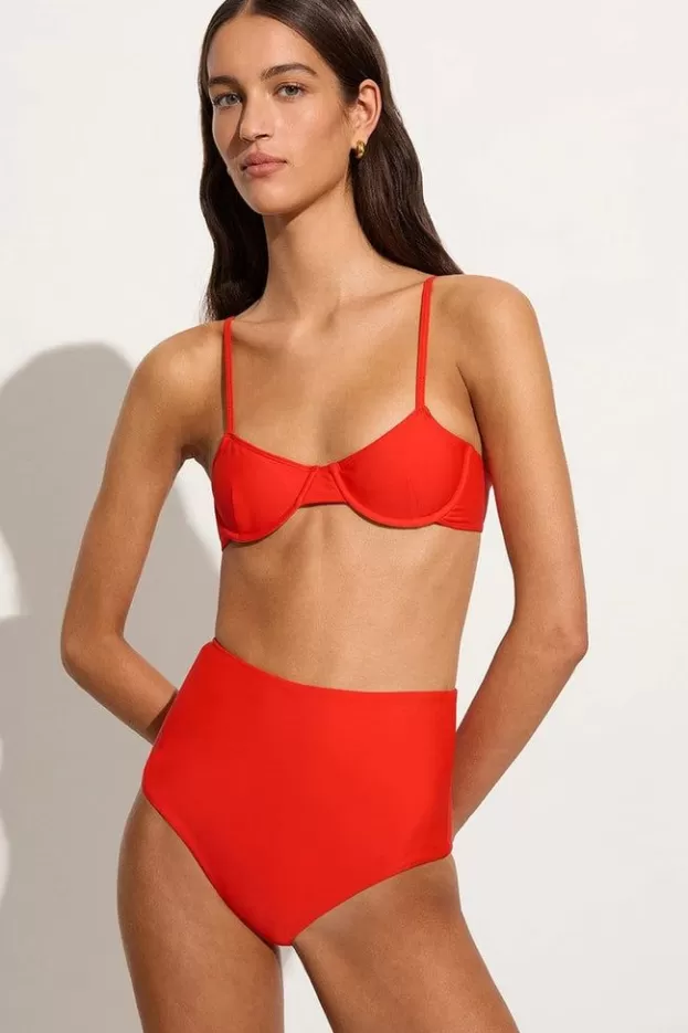 Faithfull The Brand Amira Bikini Top Salsa> Swim