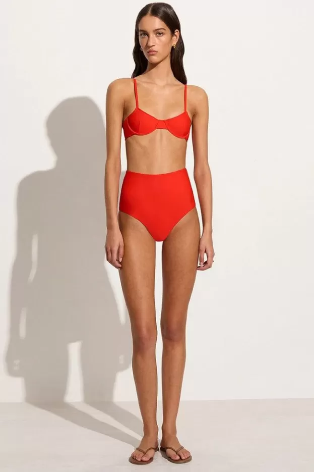 Faithfull The Brand Amira Bikini Top Salsa> Swim