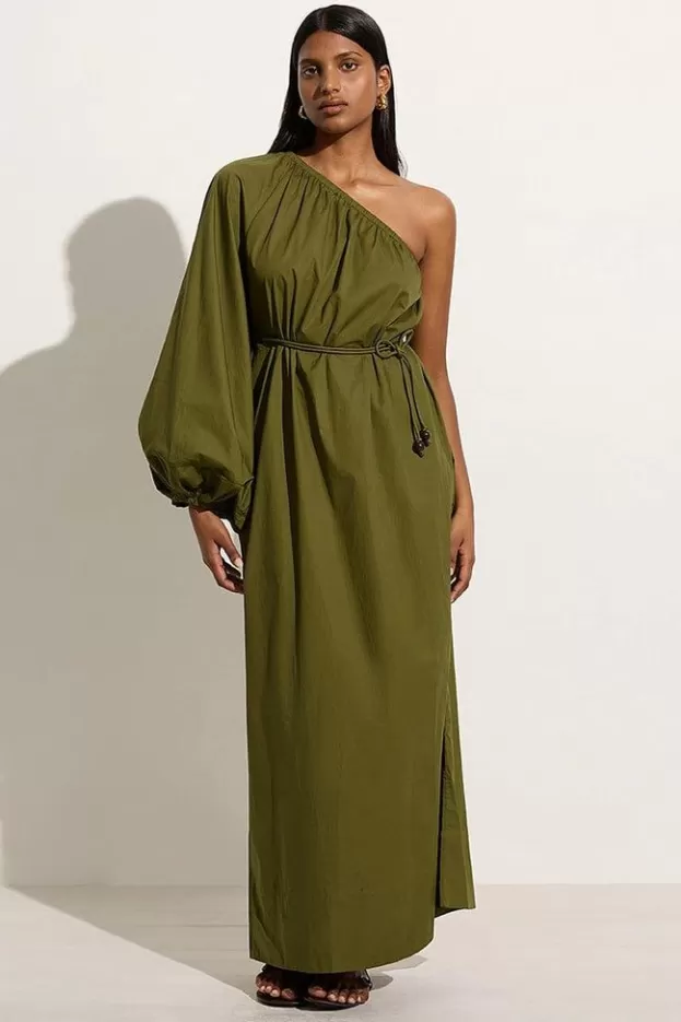 Faithfull The Brand Amorosa Maxi Dress Olive> Dresses