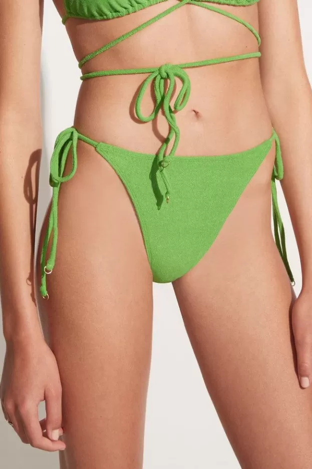 Faithfull The Brand Andrea Bikini Bottoms Kiwifruit Towelling - Final Sale> Swim