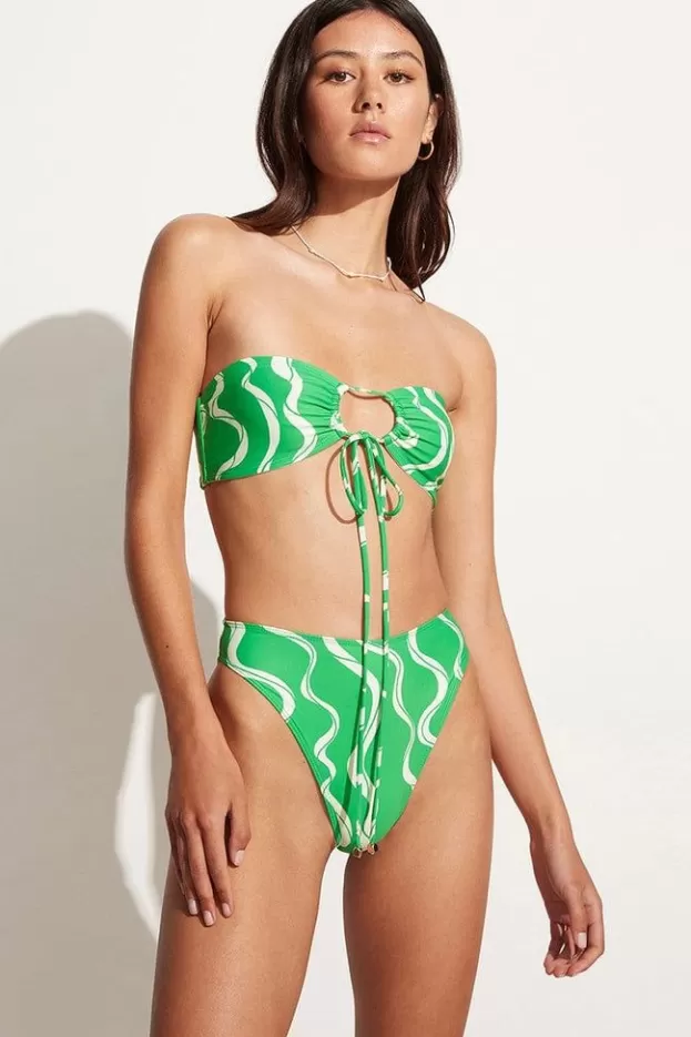 Faithfull The Brand Arriba Bikini Top Bora-Bora Print - Final Sale> Swim