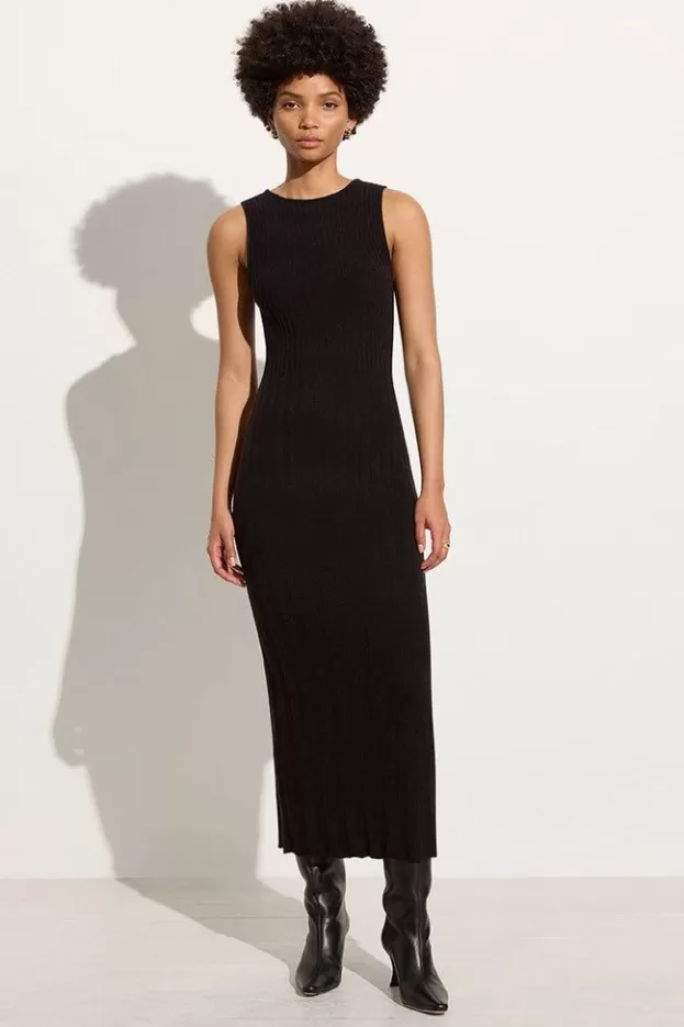 Faithfull The Brand Artemi Knit Dress Black> Dresses