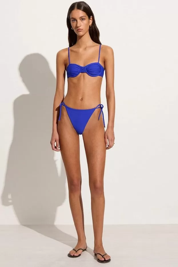 Faithfull The Brand Baja Bikini Top Cobalt> Swim