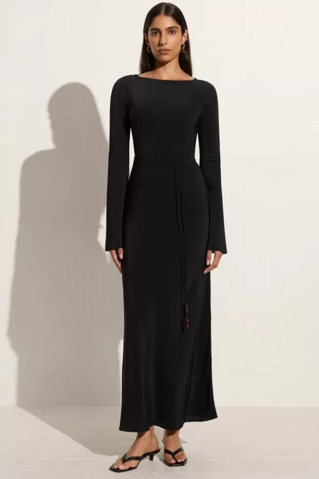 Faithfull The Brand Bellini Maxi Dress Black> Dresses