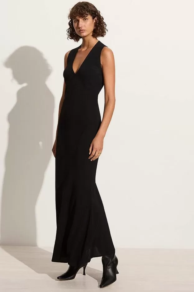 Faithfull The Brand Bernadette Dress Black> Dresses