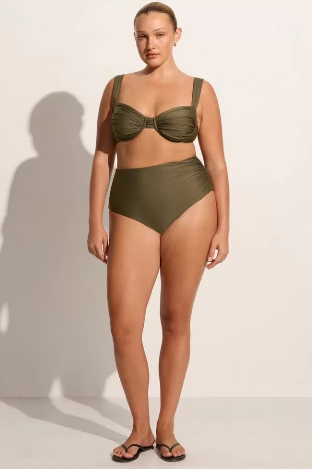 Faithfull The Brand Bianca Bikini Bottoms Khaki> Swim