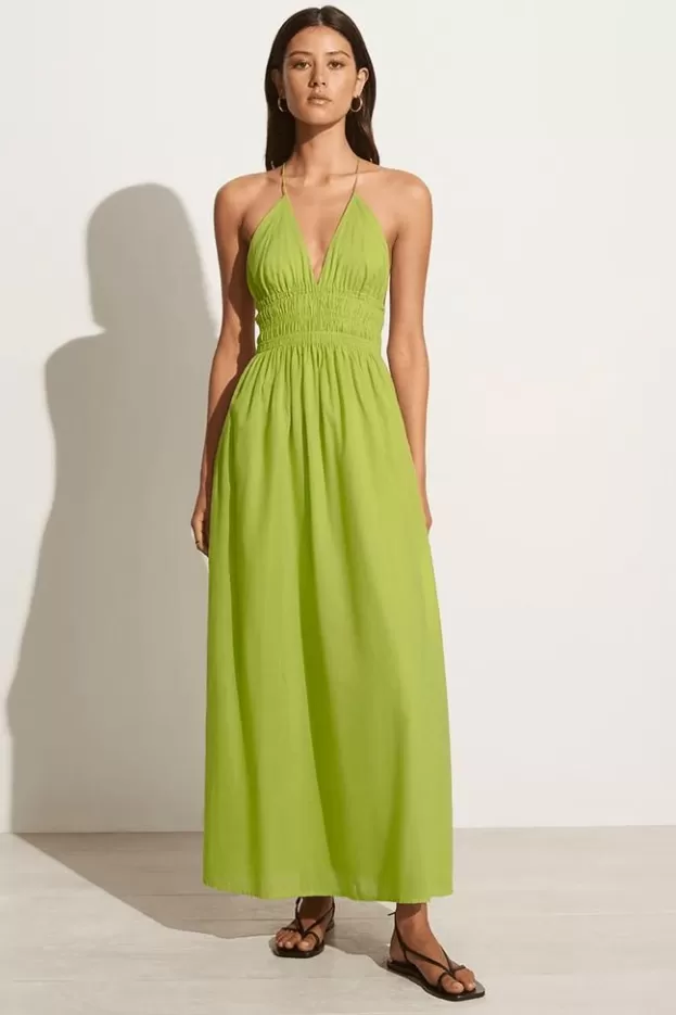 Faithfull The Brand Bisetta Maxi Dress Kiwifruit - Final Sale> Dresses