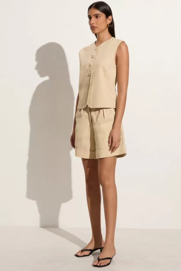 Faithfull The Brand Campania Short Bleached Sand> Bottoms