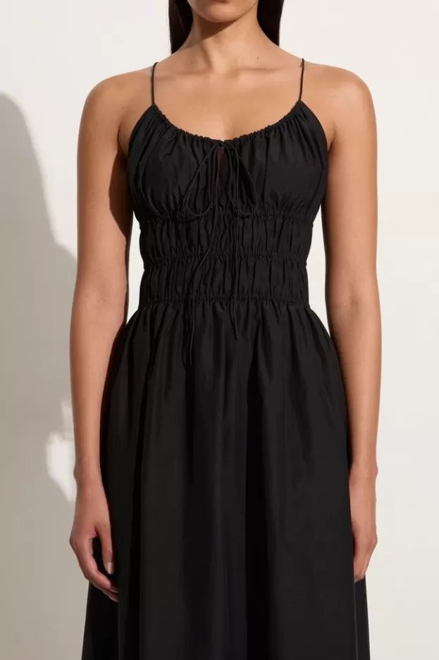 Faithfull The Brand Carinna Midi Dress Black> Dresses