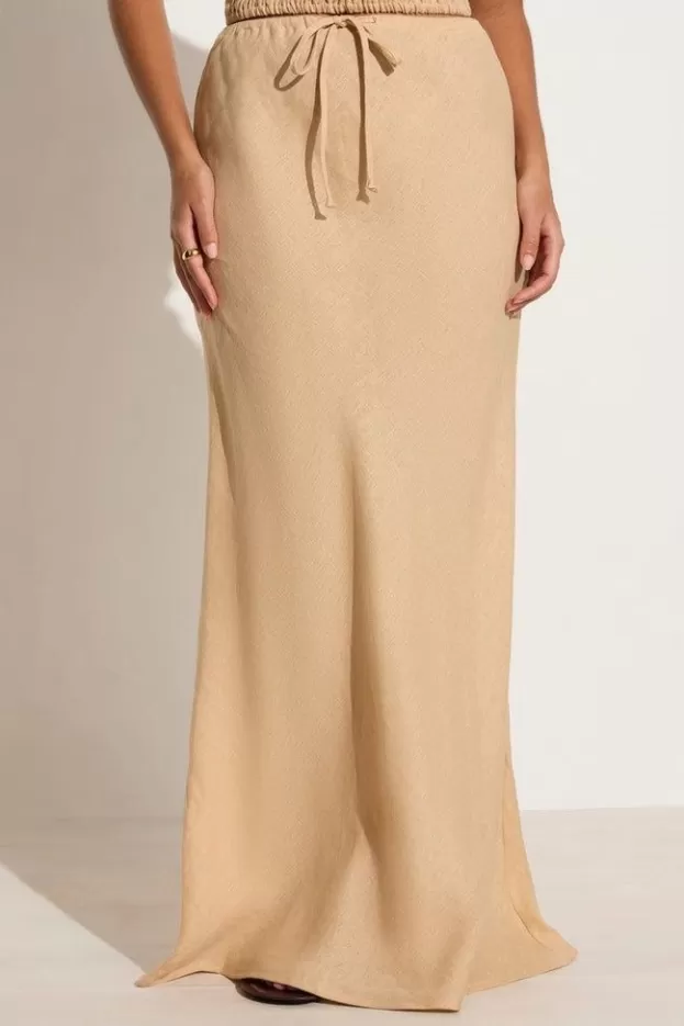 Faithfull The Brand Cataline Skirt Wheat - Final Sale> Bottoms