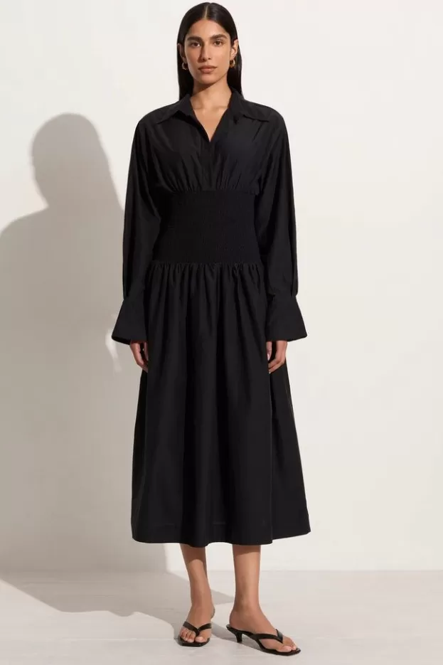 Faithfull The Brand Cervo Midi Dress Black> Dresses