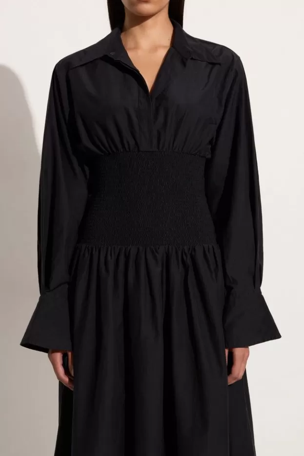 Faithfull The Brand Cervo Midi Dress Black> Dresses