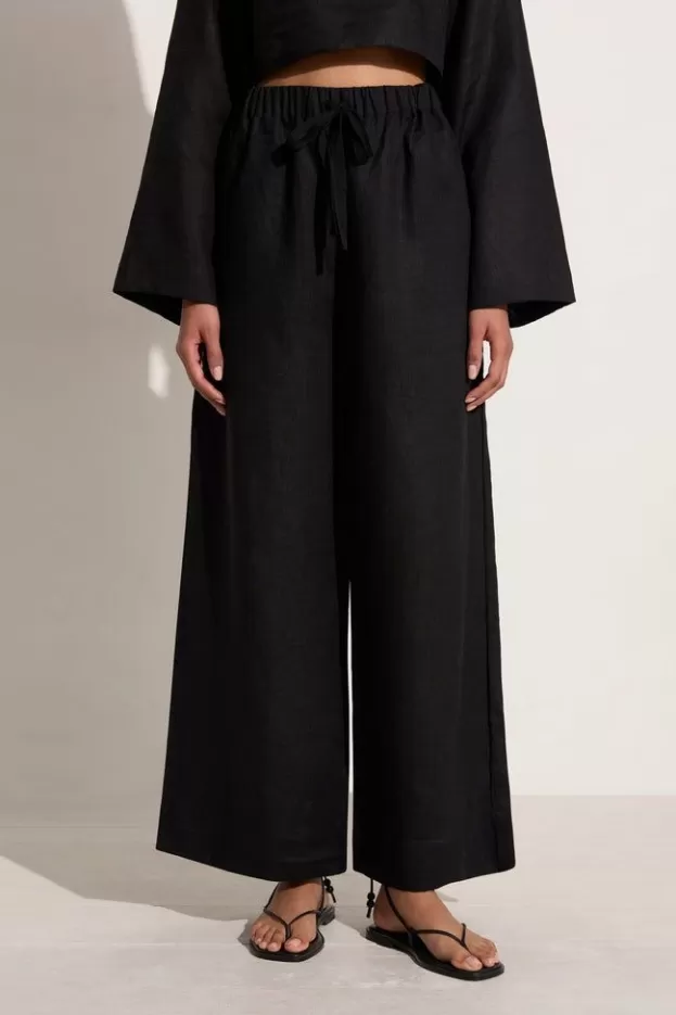 Faithfull The Brand Conigli Pant Black> Bottoms