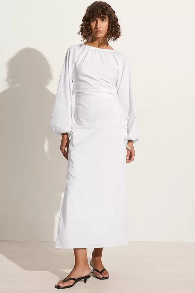 Faithfull The Brand De Deus Midi Dress White> Dresses