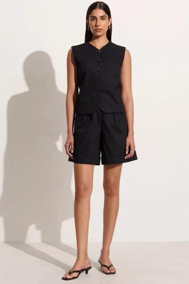 Faithfull The Brand Delfina Vest Black> Tops