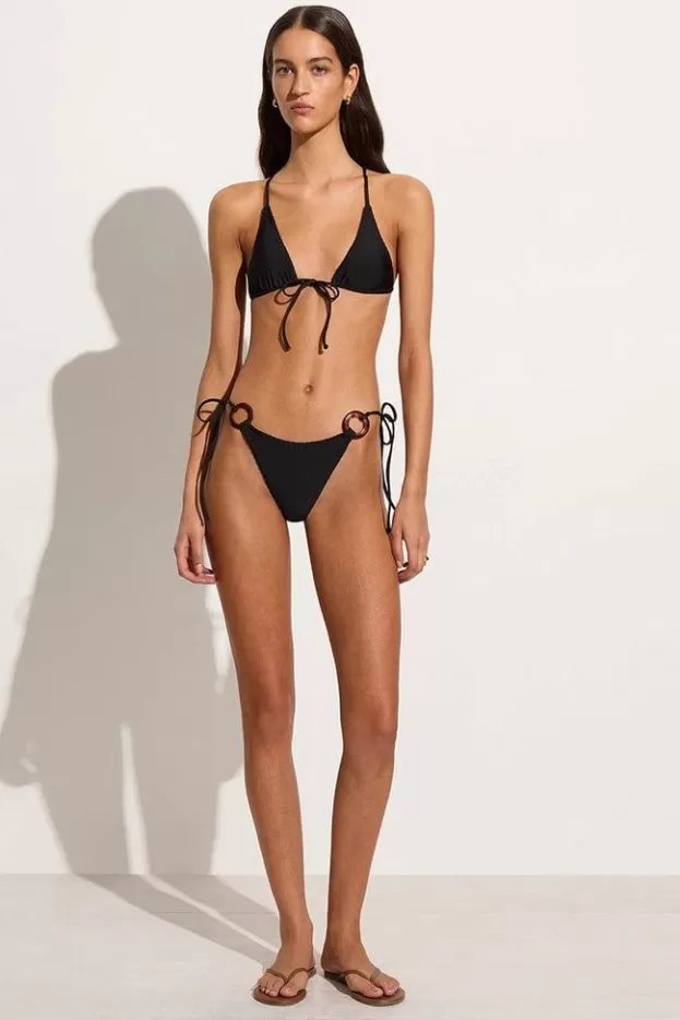 Faithfull The Brand Della Bikini Bottoms Black> Swim