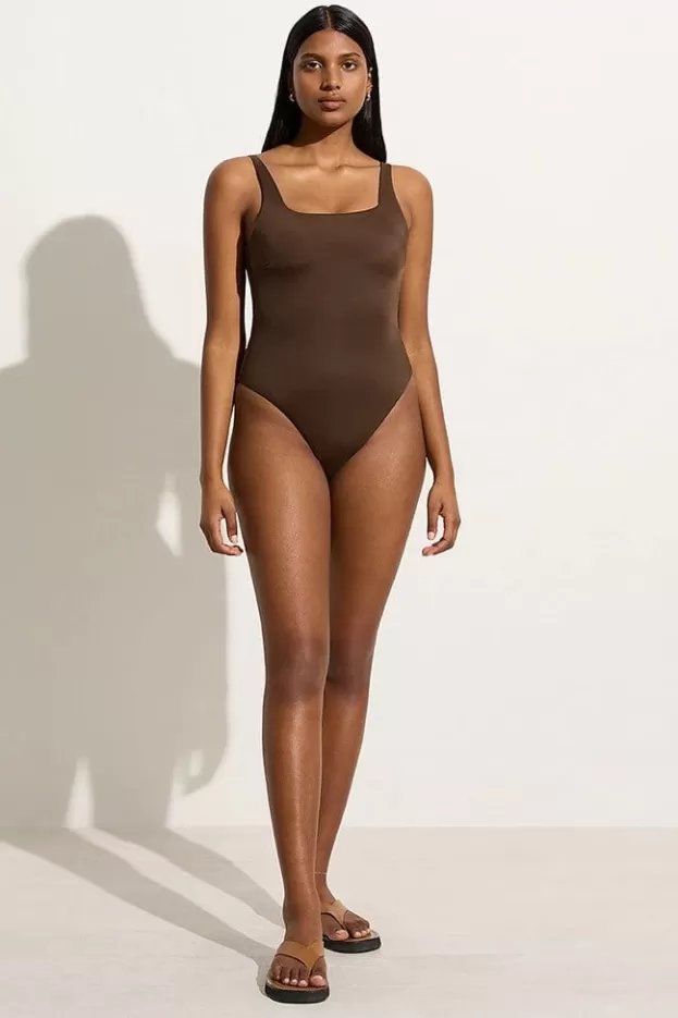 Faithfull The Brand Do Rei One Piece Coffee> Swim