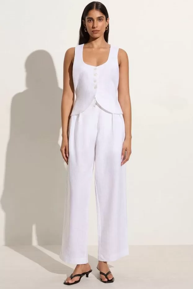 Faithfull The Brand Duomo Pant White> Bottoms