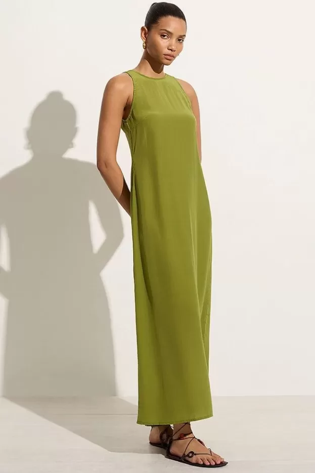 Faithfull The Brand Esposende Midi Dress Palm Green> Dresses