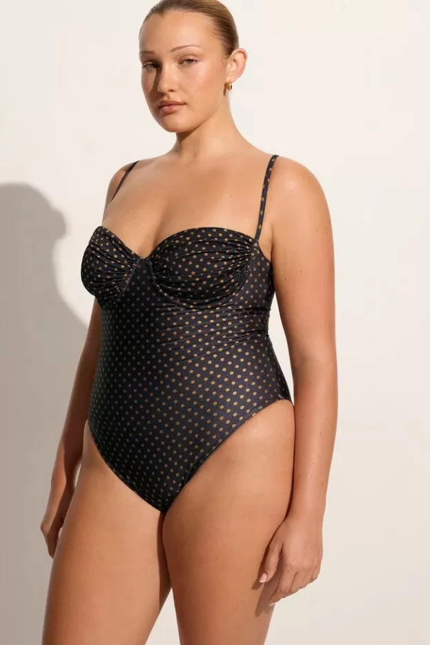 Faithfull The Brand Gabriella One Piece Ludovica Polka Dot> Swim