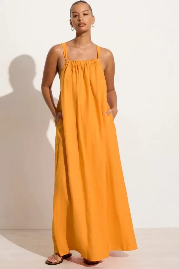 Faithfull The Brand Gaiya Maxi Dress Tuscan Sun - Final Sale> Dresses