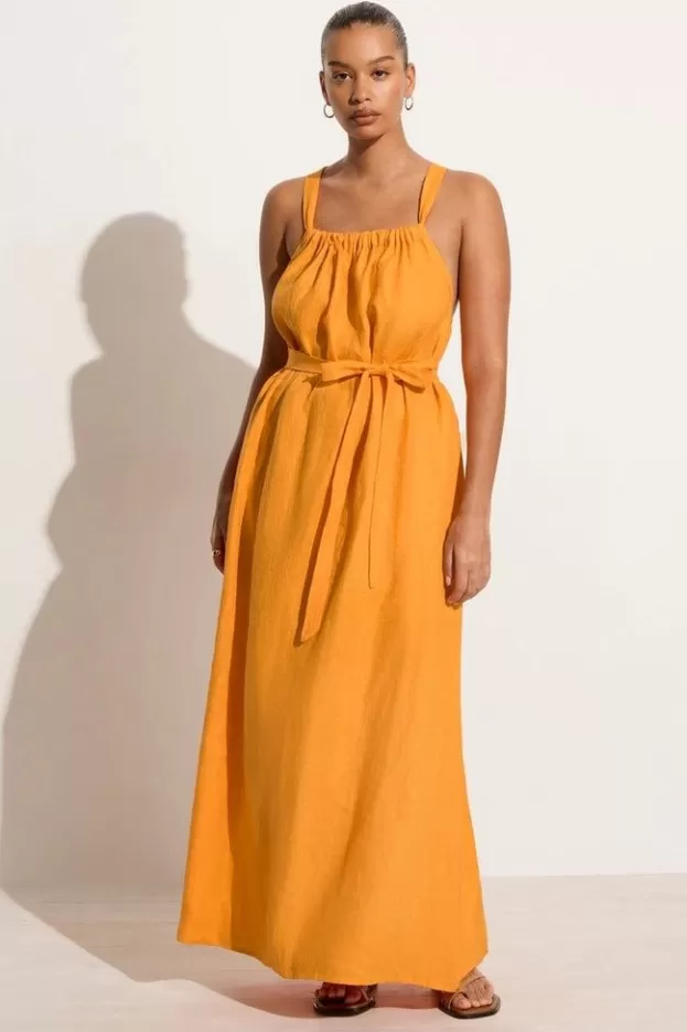 Faithfull The Brand Gaiya Maxi Dress Tuscan Sun - Final Sale> Dresses