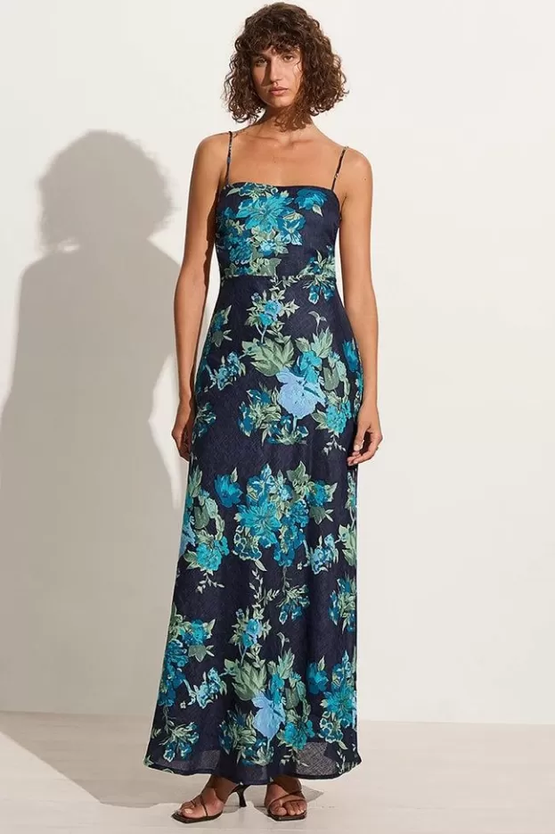 Faithfull The Brand Garcia Maxi Dress Escala Floral Navy> Dresses