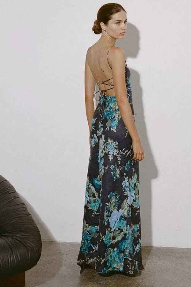 Faithfull The Brand Garcia Maxi Dress Escala Floral Navy> Dresses