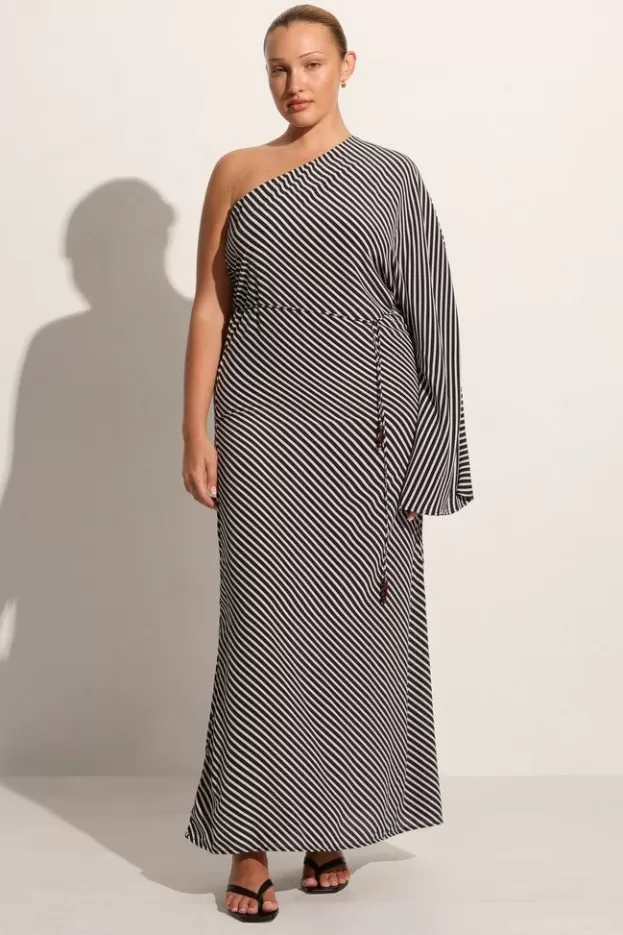 Faithfull The Brand Gino Maxi Dress Toscano Stripe Black> Dresses