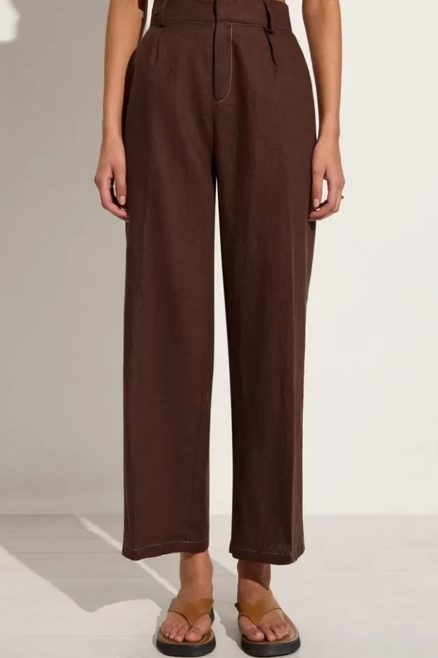 Faithfull The Brand Ida Pant Cacao> Bottoms