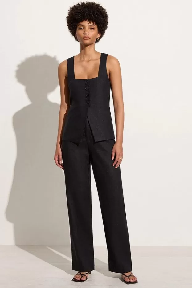 Faithfull The Brand Isotta Pant Black> Bottoms