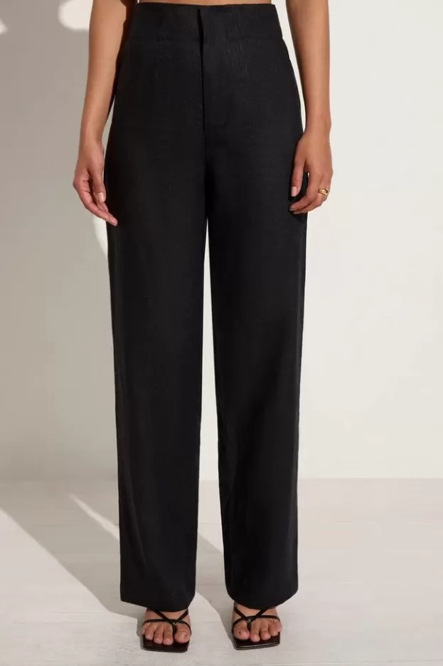 Faithfull The Brand Isotta Pant Black> Bottoms