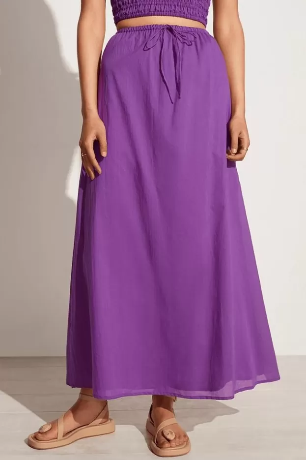 Faithfull The Brand Jaddha Maxi Skirt Violet - Final Sale> Bottoms