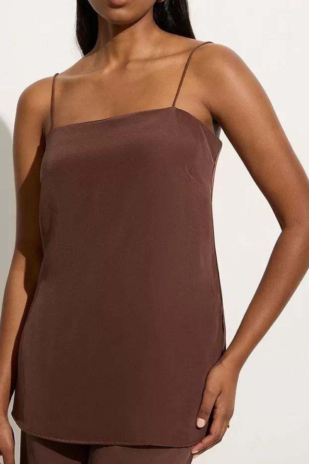 Faithfull The Brand Koa Tunic Top Tobacco> Tops