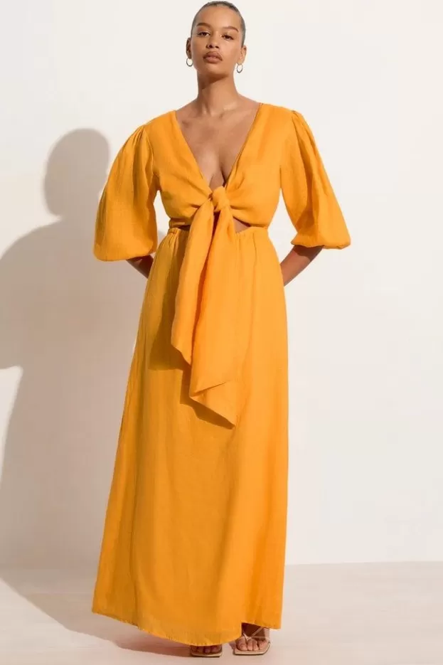 Faithfull The Brand La Mia Maxi Dress Tuscan Sun - Final Sale> Dresses