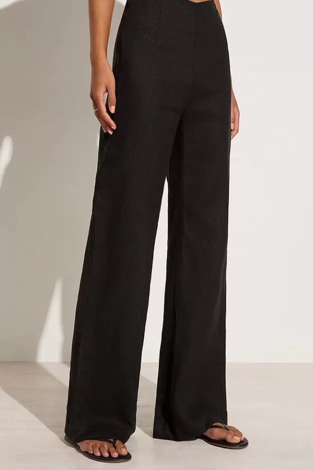 Faithfull The Brand La Plage De Mau Pants Black - Final Sale> Bottoms