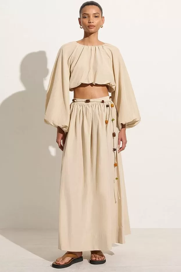 Faithfull The Brand Lido Skirt Creme> Bottoms