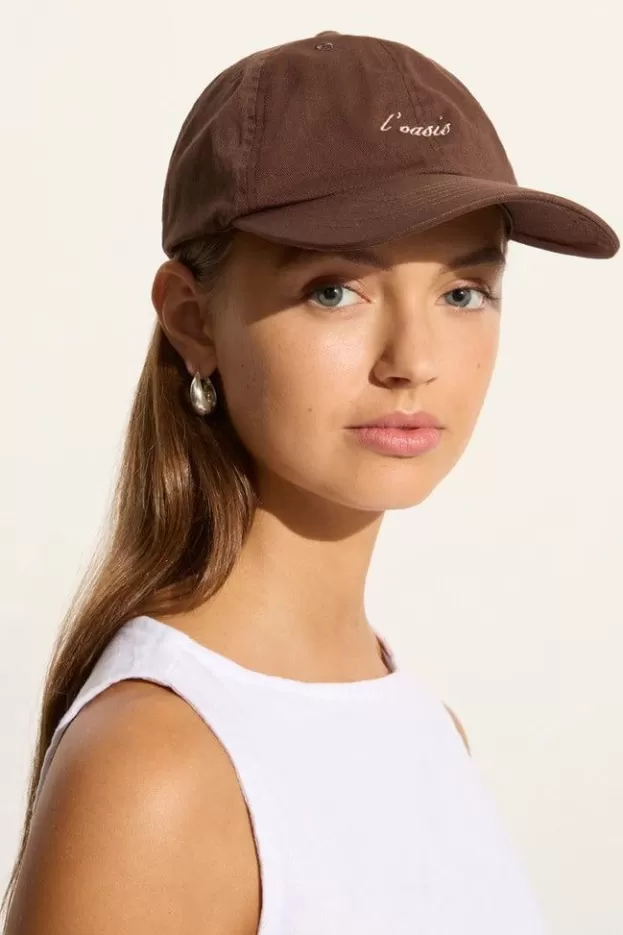 Faithfull The Brand L'Oasis Souvenir Cap Cocoa (Exclusive)> Accessories