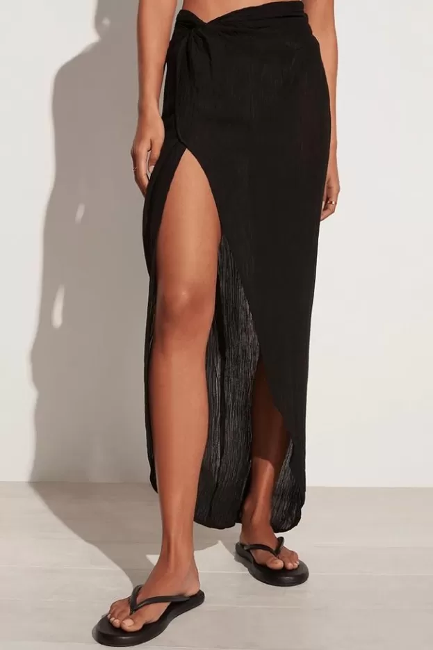 Faithfull The Brand Lulu Maxi Skirt Black - Final Sale> Bottoms