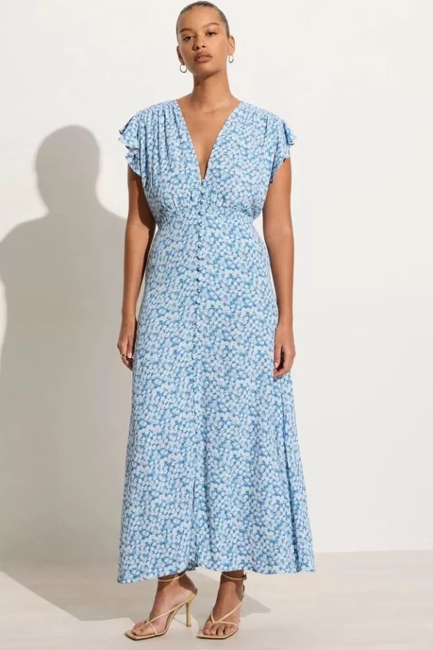 Faithfull The Brand Magdelena Midi Dress Elka Floral - Final Sale> Dresses