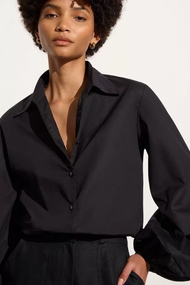 Faithfull The Brand Managua Shirt Black> Tops