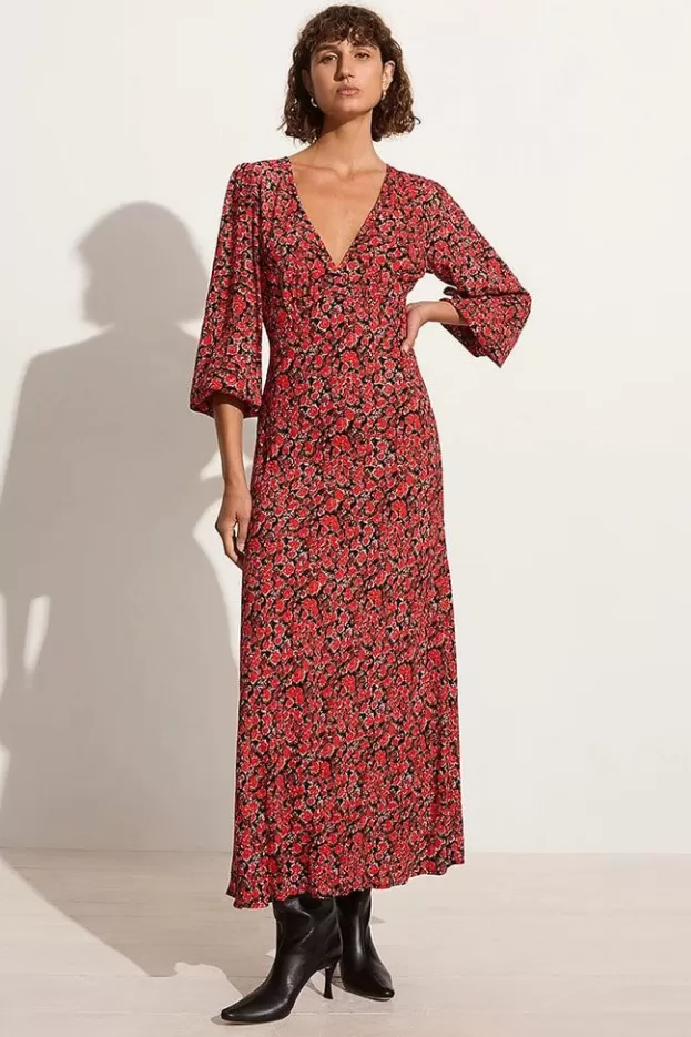 Faithfull The Brand Marcia Midi Dress Salema Floral> Dresses