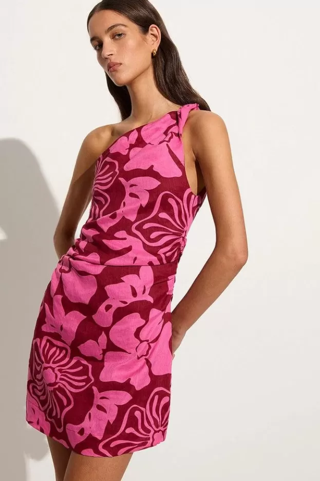 Faithfull The Brand Marga Mini Dress Mica Floral Pink> Dresses