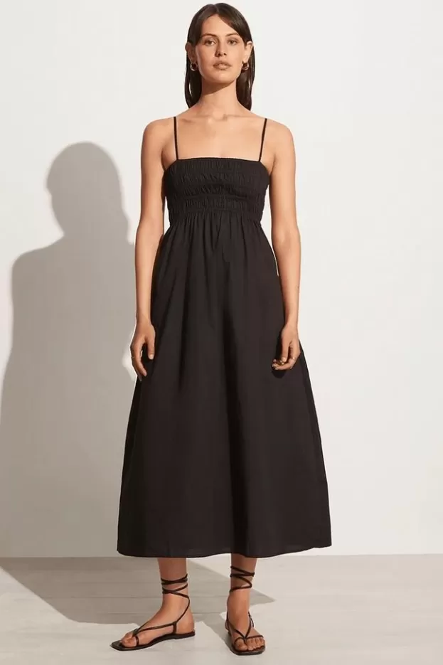 Faithfull The Brand Marieka Midi Dress Black - Final Sale> Dresses