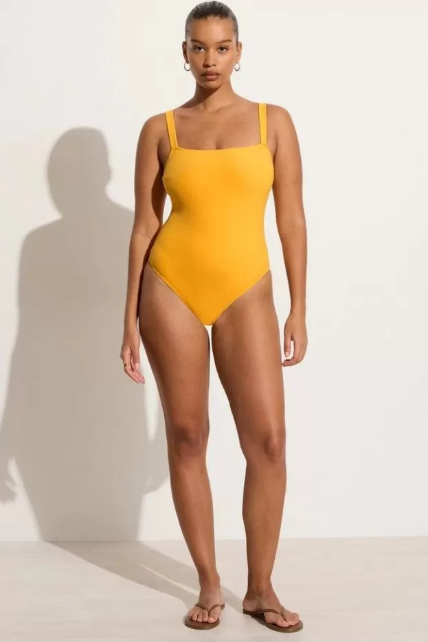 Faithfull The Brand Marilena One Piece Citrus Towelling - Final Sale> Swim