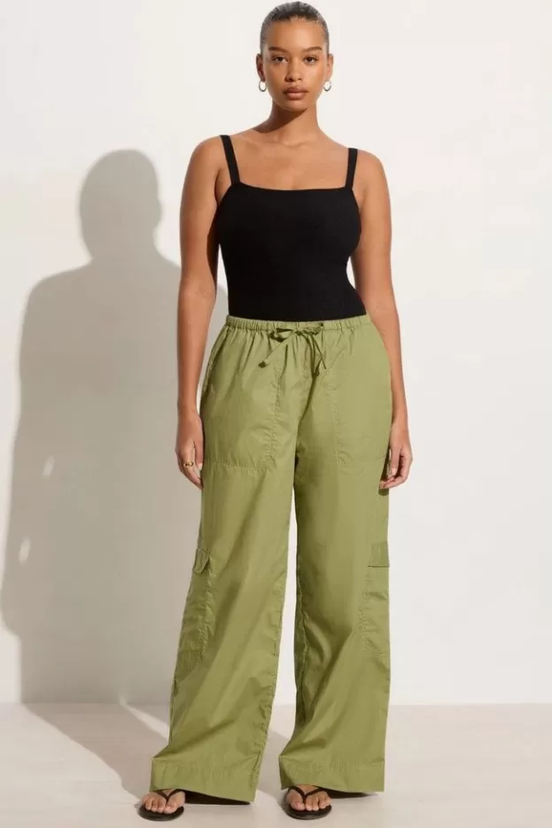 Faithfull The Brand Mico Pants Khaki - Final Sale> Bottoms